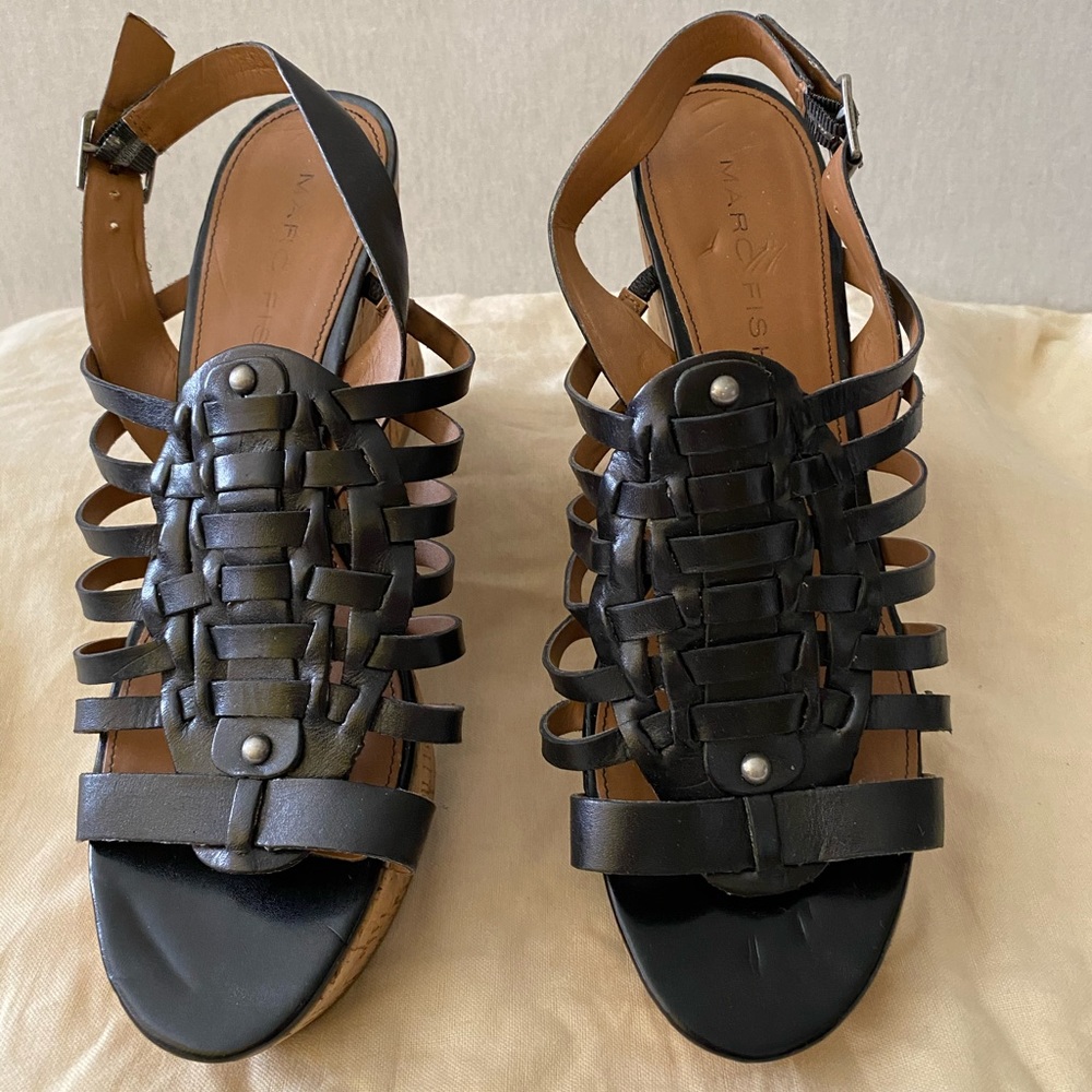 Marc Fischer Cork Wedge Sandals